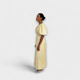 Josephine - Butter Yellow Maxi Dress with Airy Design