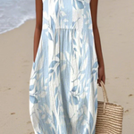 Joy - Classic Midi Dress with Floral Pattern