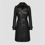 LENA™ | Leather Coat