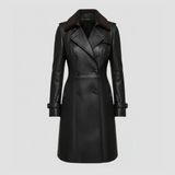 LENA™ | Leather Coat