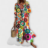 Lila - Flattering Maxi Dress with Tummy Coverage