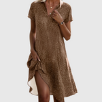 Lina | Midi Dress with Short Sleeves
