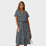 Madelina | Elegant Multicoloured Summer Dress
