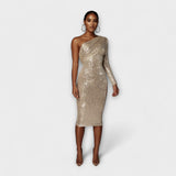 Margely - A Dress with a Wrap Bodice