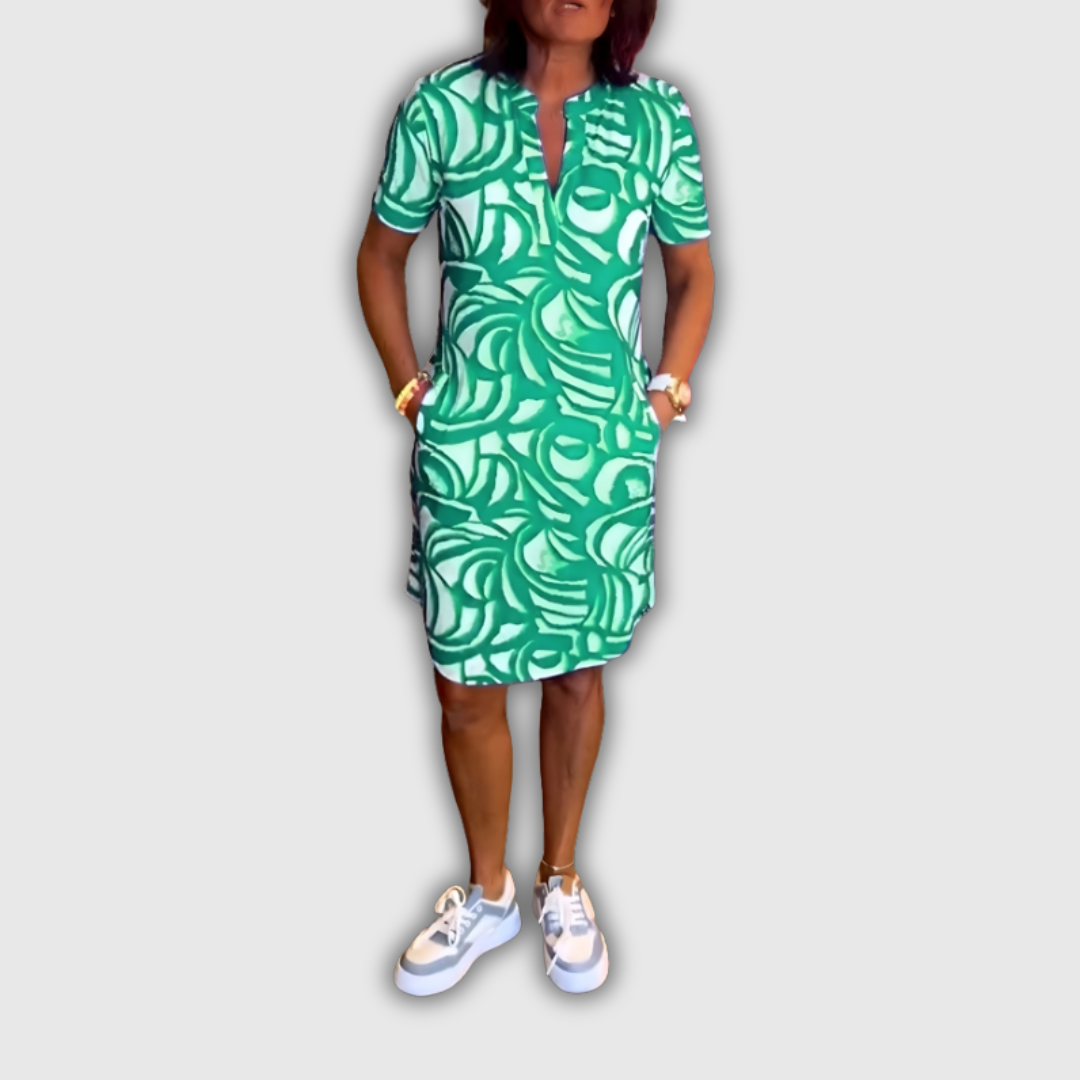 Marije – Dress with Short Sleeves