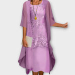 Marilla - Elegant Two-Piece Chiffon Dress