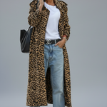 Midi Leopard Coat