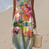 Mirte - Versatile, Multicoloured Midi Dress