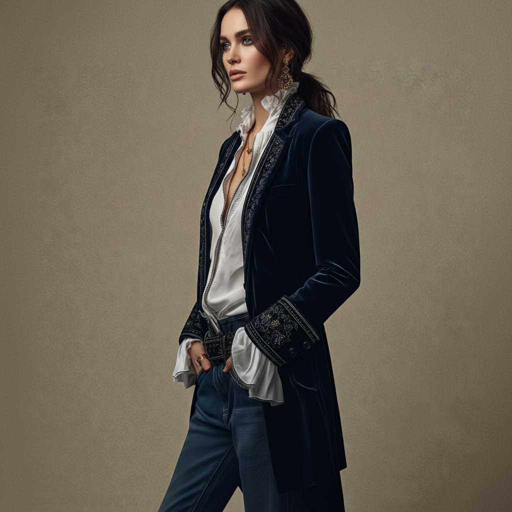 NURIA™ | Velvet Coat