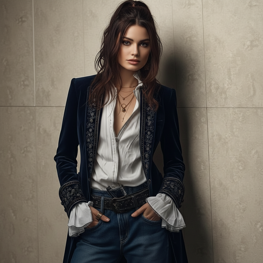 NURIA™ | Velvet Coat