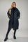 Premium Padded Coat with Leopard-Print Lining