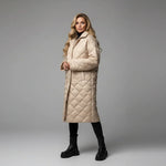 Premium Padded Coat with Leopard-Print Lining