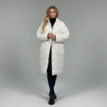 Premium Padded Coat with Leopard-Print Lining