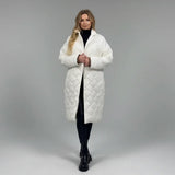 Premium Padded Coat with Leopard-Print Lining
