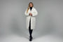 Premium Padded Coat with Leopard-Print Lining