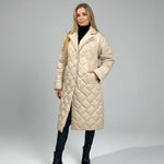 Premium Padded Coat with Leopard-Print Lining