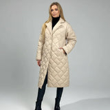 Premium Padded Coat with Leopard-Print Lining