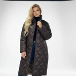 Premium Padded Coat with Leopard-Print Lining