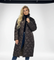 Premium Padded Coat with Leopard-Print Lining