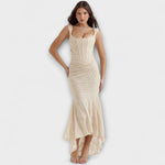 Renske - Elegant and Refined Dress with Corset