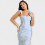 Renske - Elegant and Refined Dress with Corset