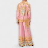 Sage - Mermaid Relaxed Shirt and Stretch Waist Trousers Set