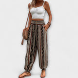 Scarlett – Trousers with Ethnic Print