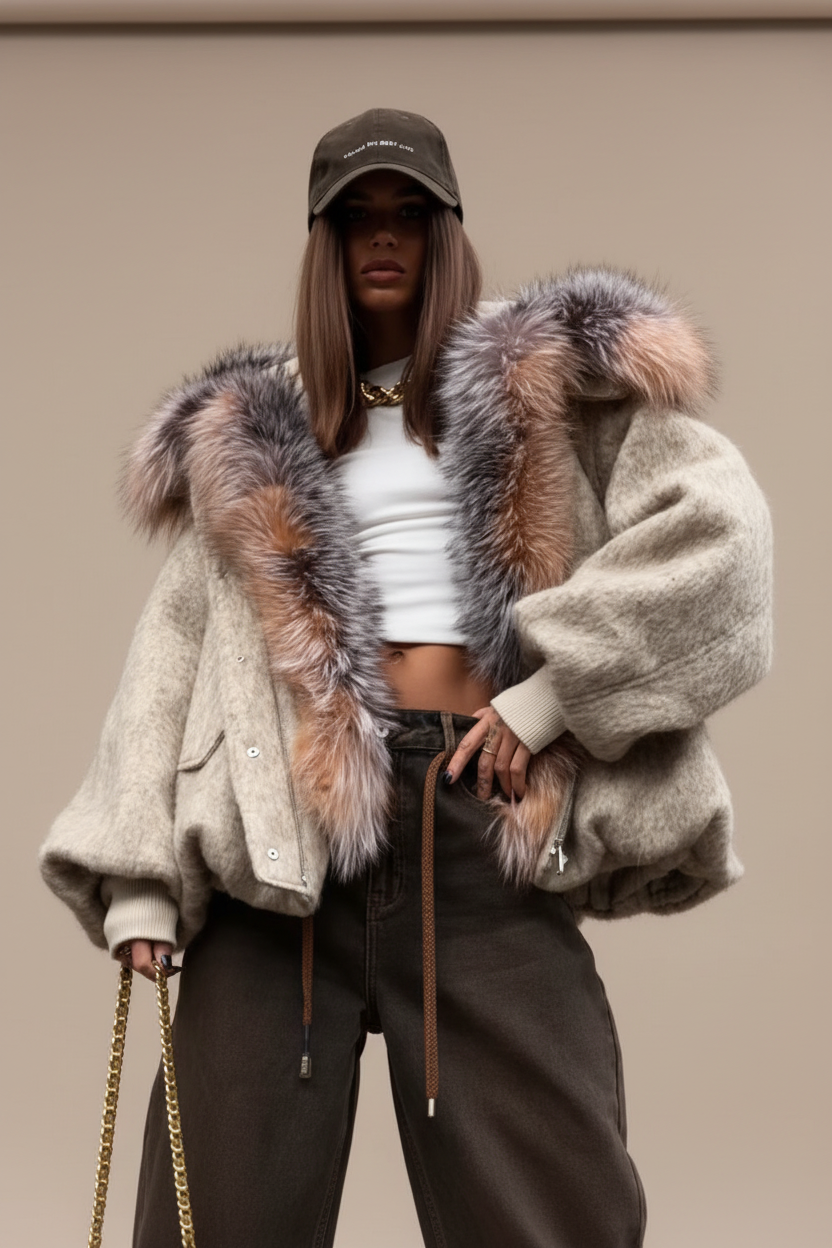 SORENZA | CROPPED WOOL JACKET
