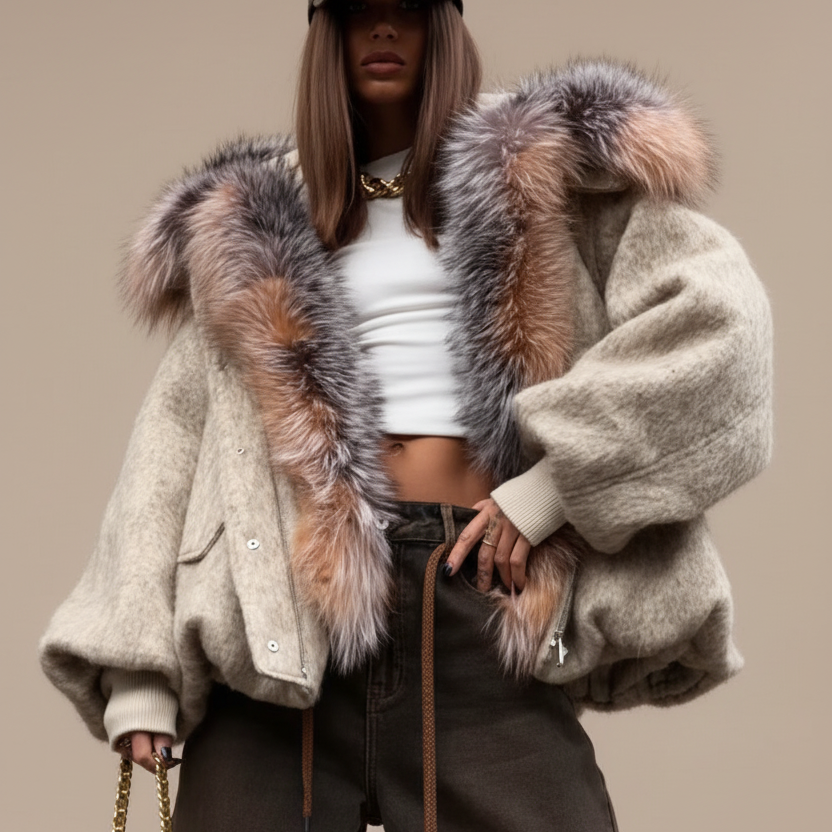 SORENZA | CROPPED WOOL JACKET