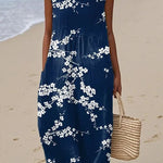 Tess – Elegant Midi Dress with Floral Pattern