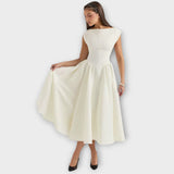 Victoria - Stylish Midi Dress