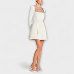 Wren - Velvet Mini Dress with Jewel Embellishments