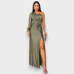 Zarra | Elegant One-Shoulder Maxi Dress