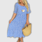 Zerelle | Short Sleeve Midi Dress